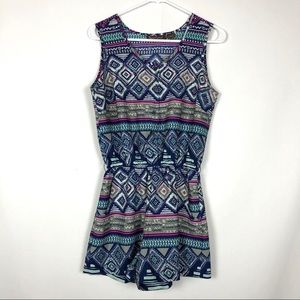 🌺5•4•$25 Speed Control Blue Romper Shorts Buttons